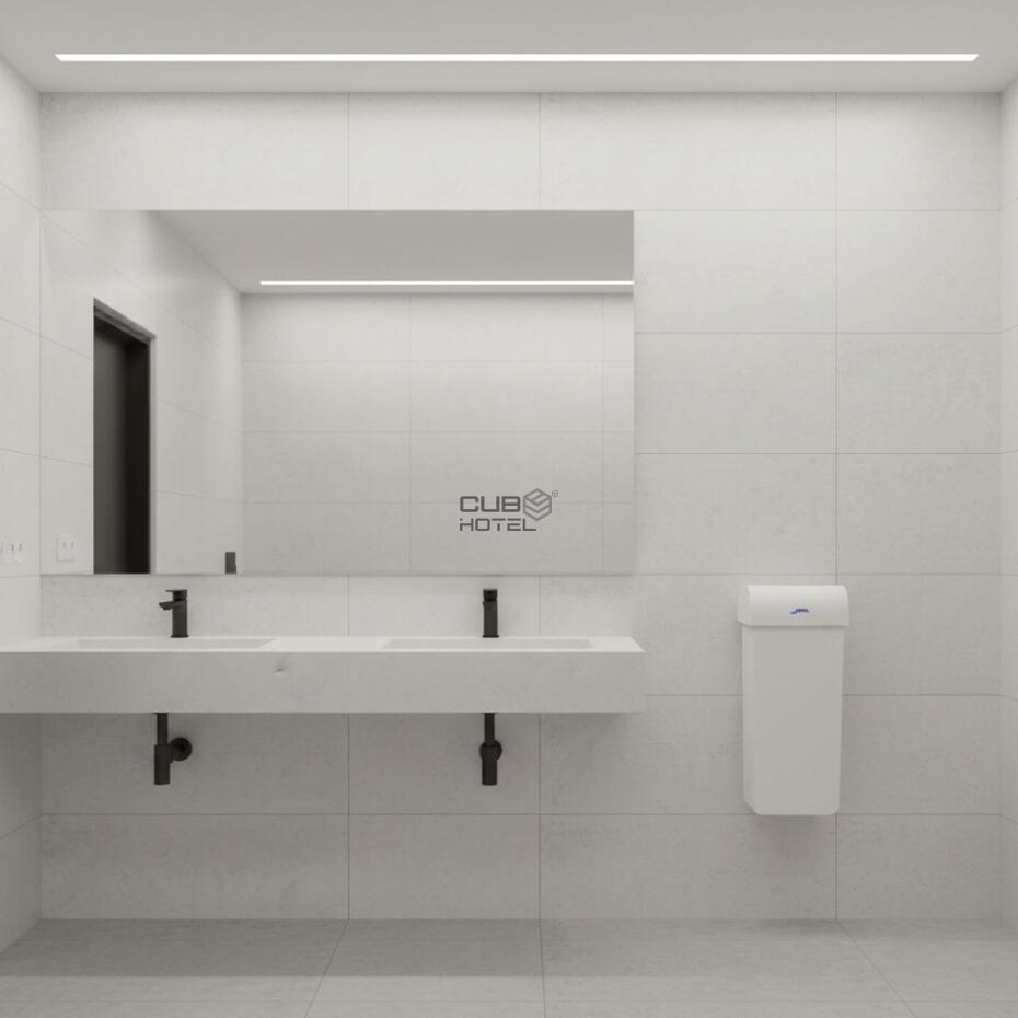 Timeless White 40L Waste Bin