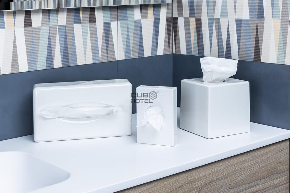 Dispensador Tissue Box Blanco