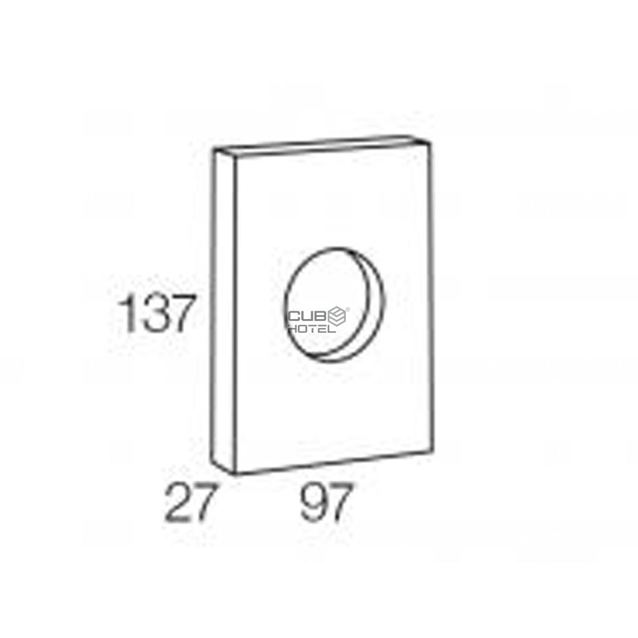 Dispenser Sanitary Bags 13,5X10X2,6 Cm White Abs