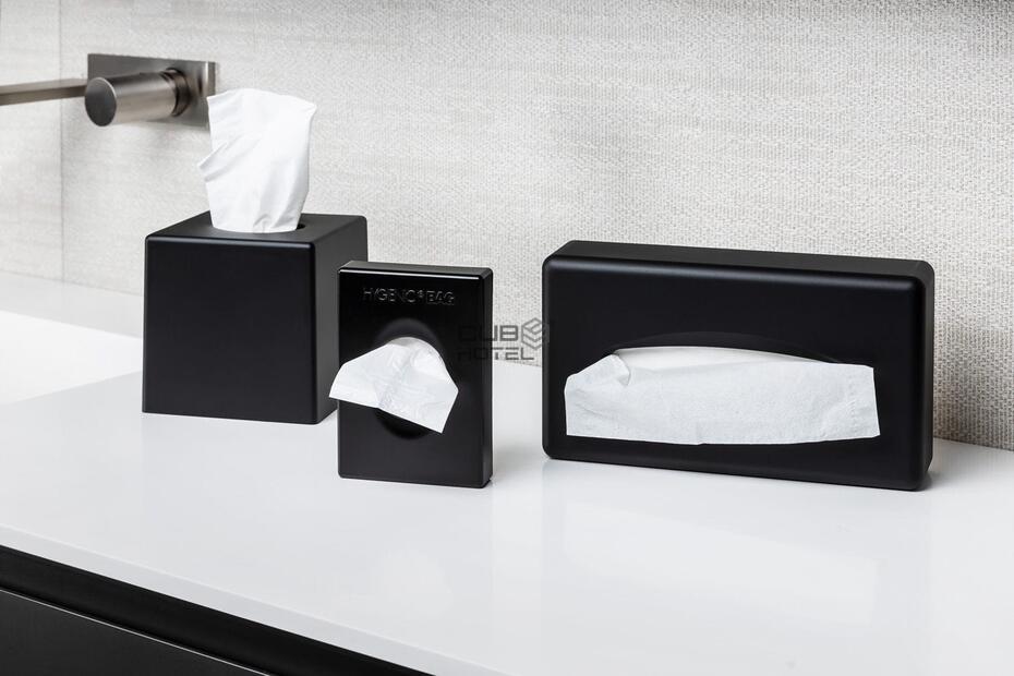 Dispenser Sanitary Bags black matt ABS