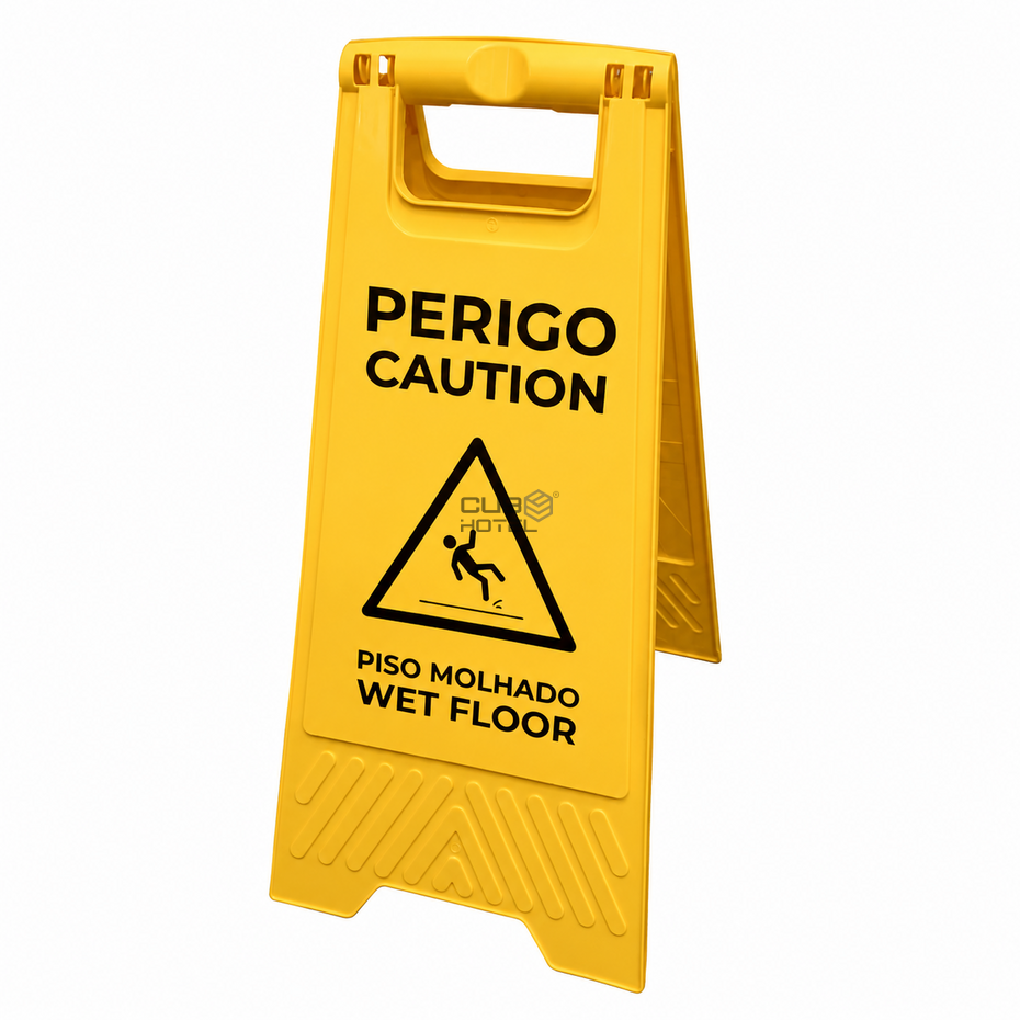 Wet Pavement Sign CUBOHOTEL