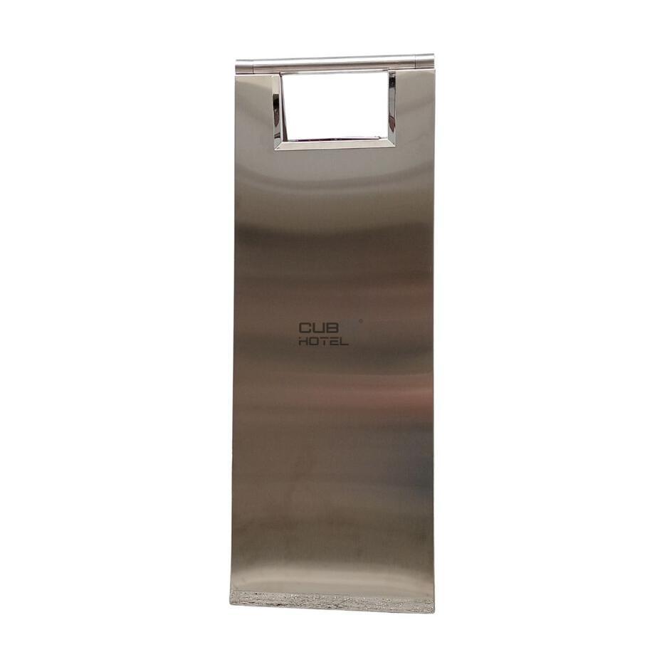 Sinal de Pavimento Inox Escovado