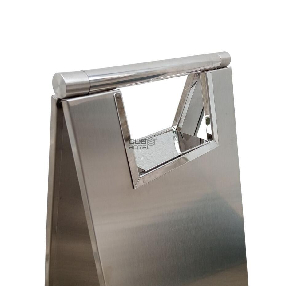 Sinal de Pavimento Inox Escovado