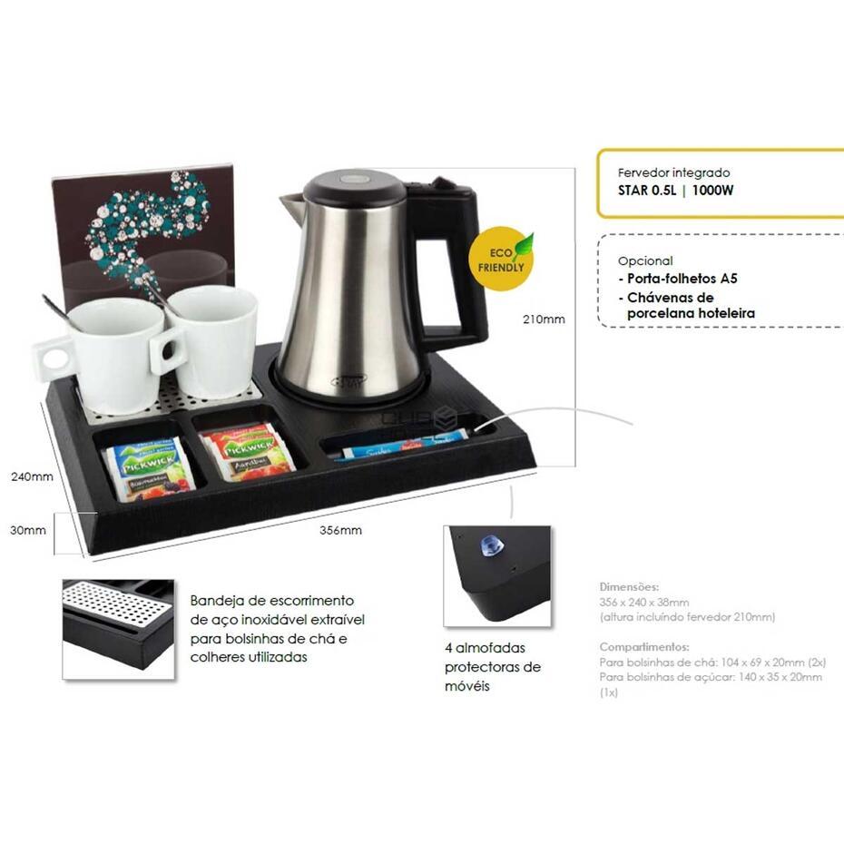 Hospitality Tray Stay With Kettle Star