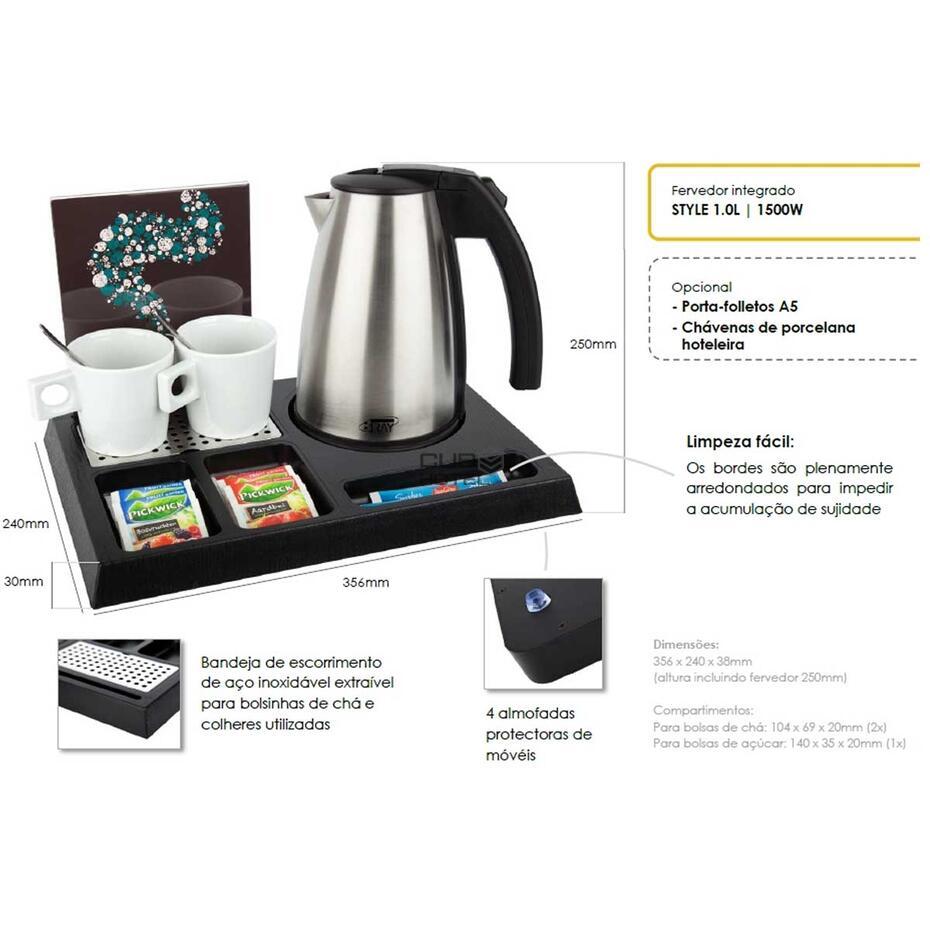 Hospitality Tray Stay With Kettle Star
