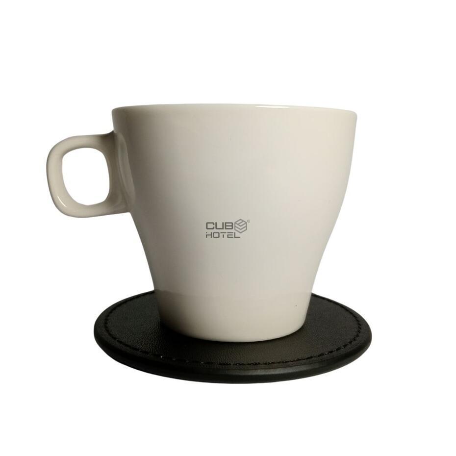 Posavasos Polipiel Negra