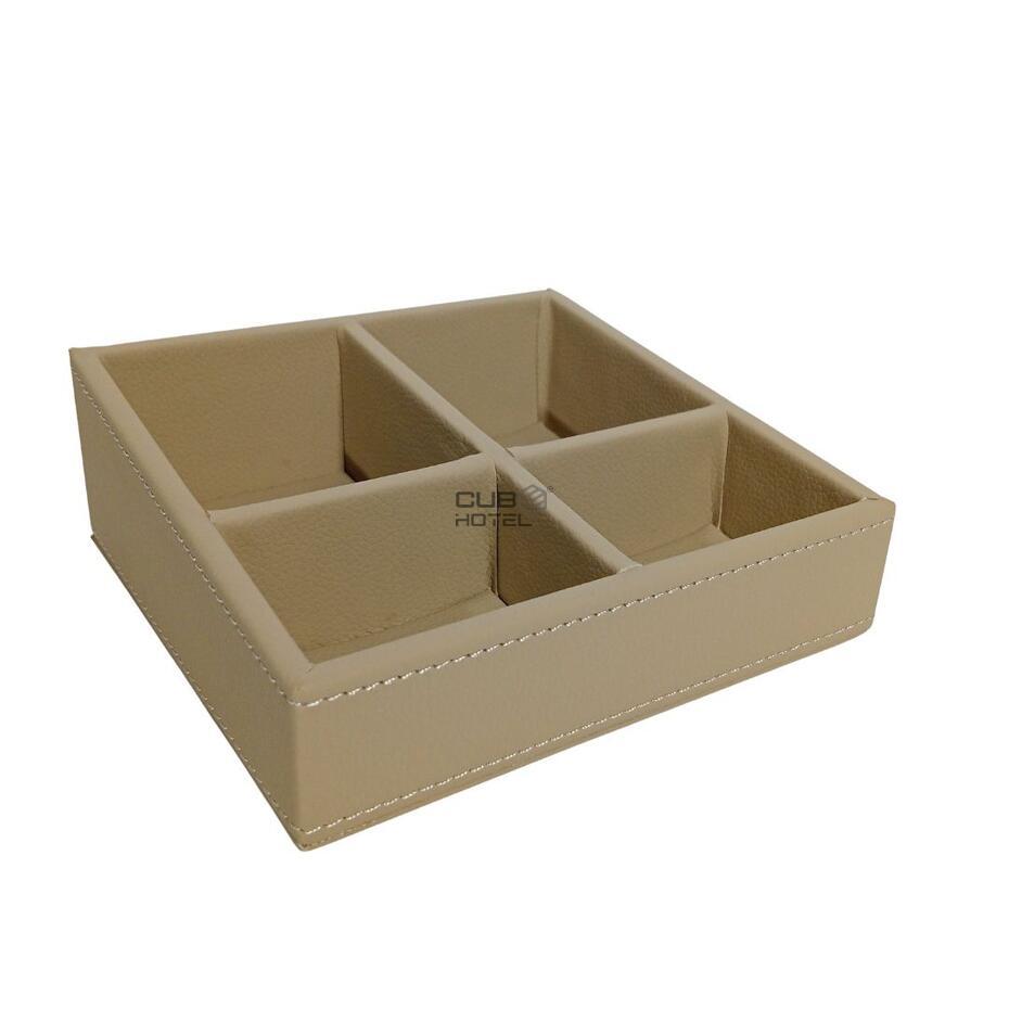 Beige Polyester Sachet Tray