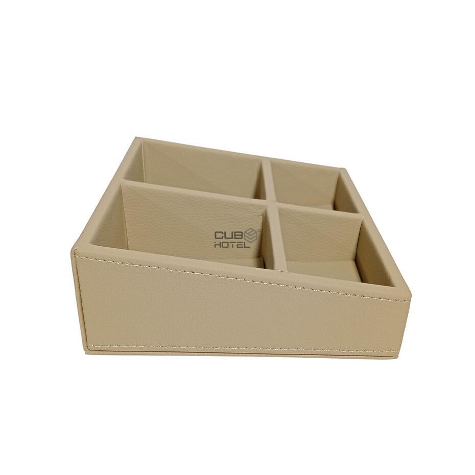 Beige Polyester Sachet Tray
