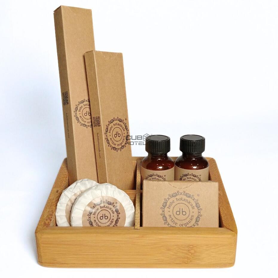 Bandeja de Bambu Stylus para Amenities – Ecofriendly e Resistente à Água