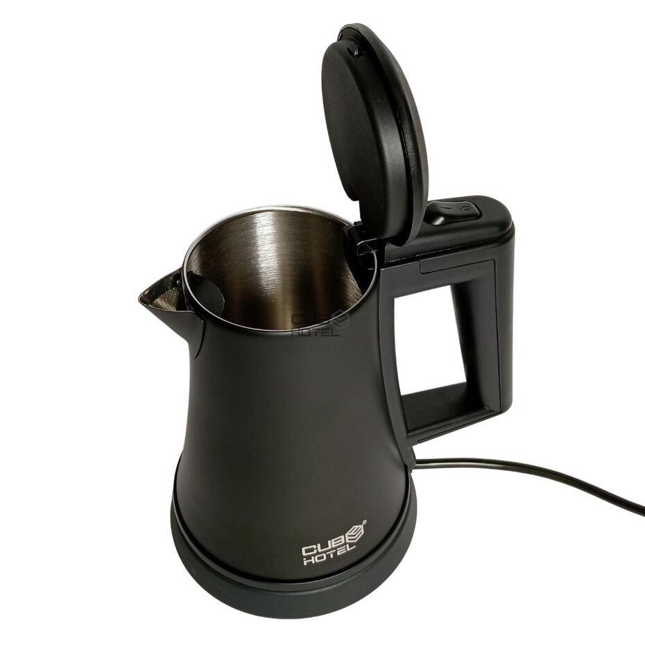 Chaleira Hotel Inox Preto Mate 0,5L 1000W