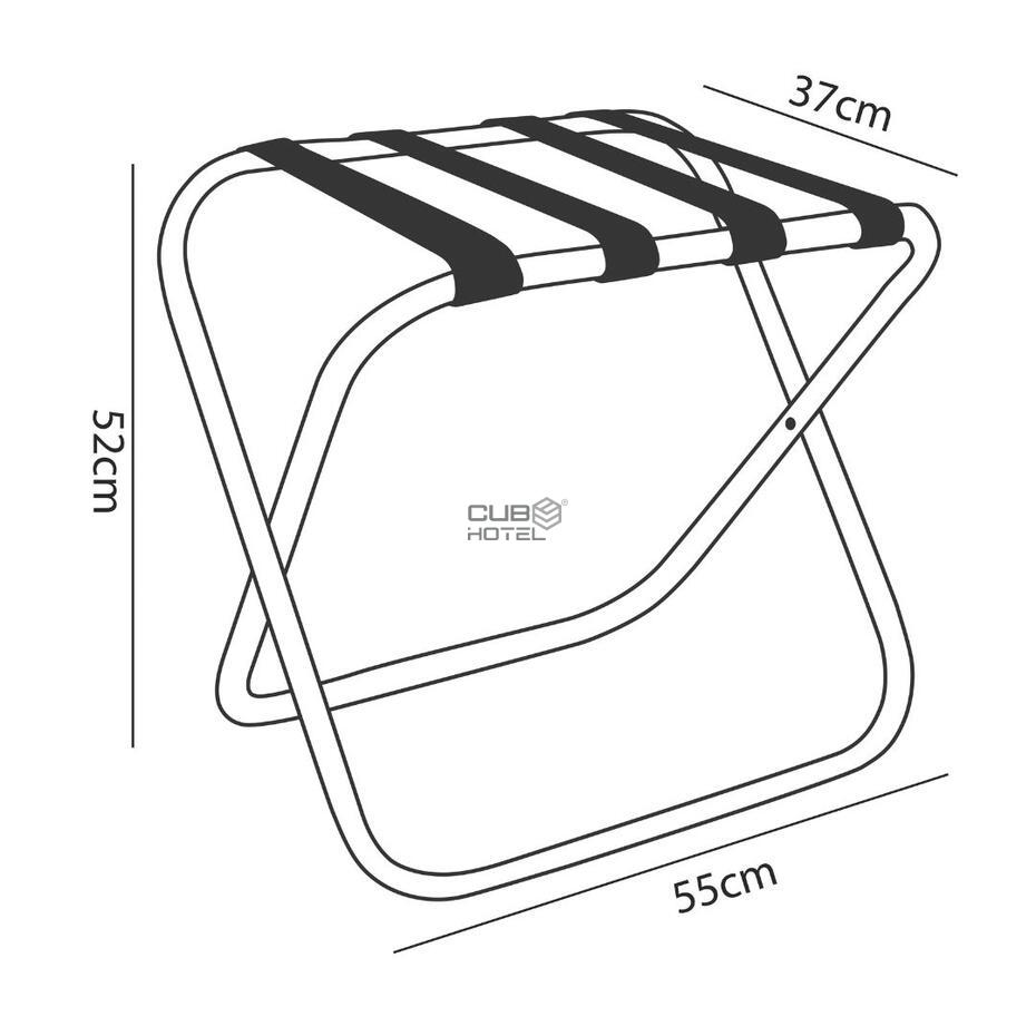 Stay Gold Steel Luggage Rack