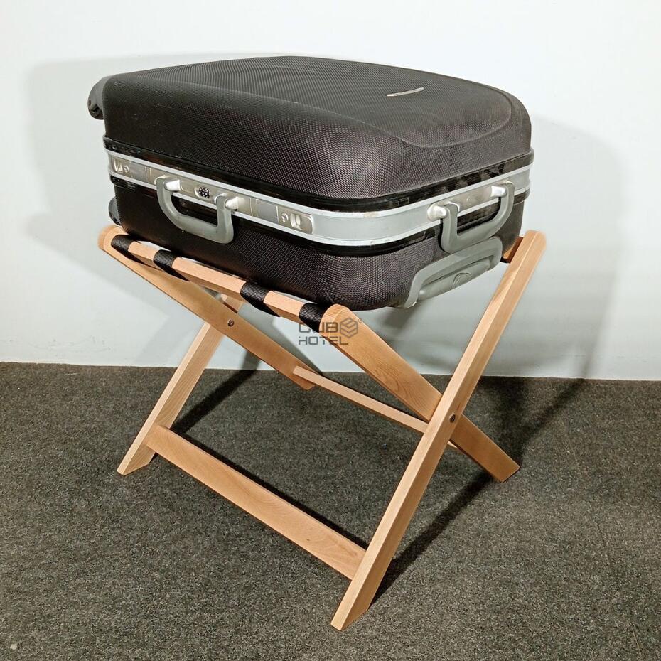 Foldable Wooden Luggage Rack for Hotel
