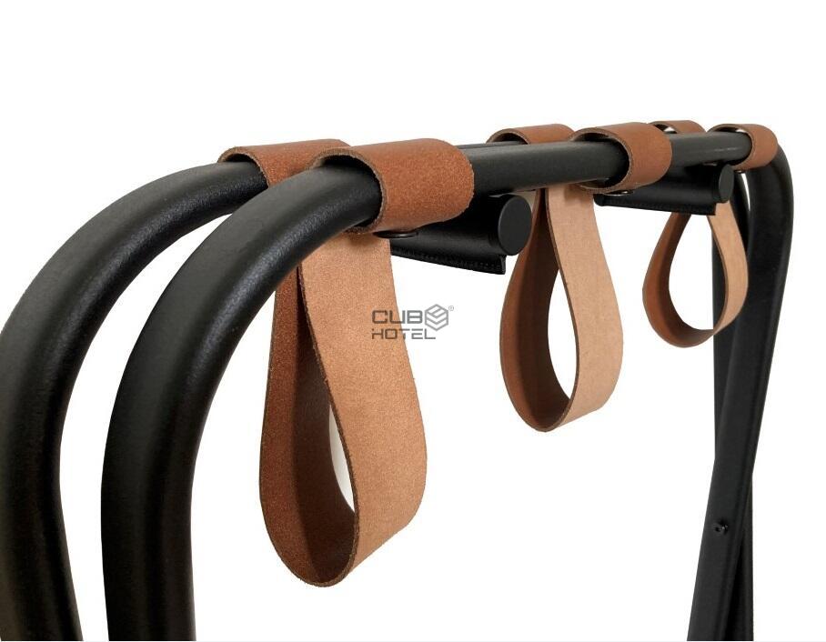 Pack 2 Leather Lined Support for Suitcase Support