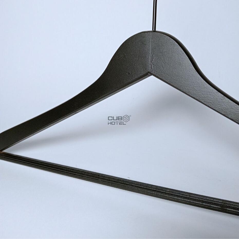 100 Cabides Preto 450mmx14mm, com Gancho Preto