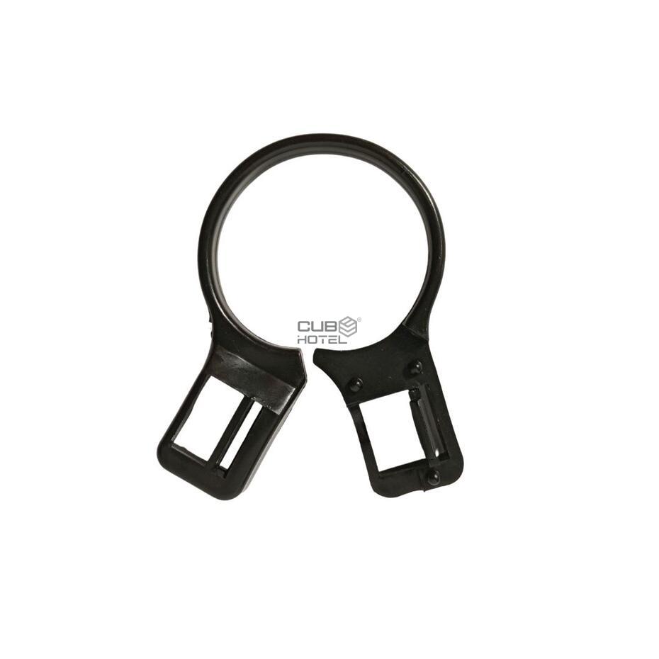 100 Unid. Anel Plástico para Cabide Anti-roubo Preto
