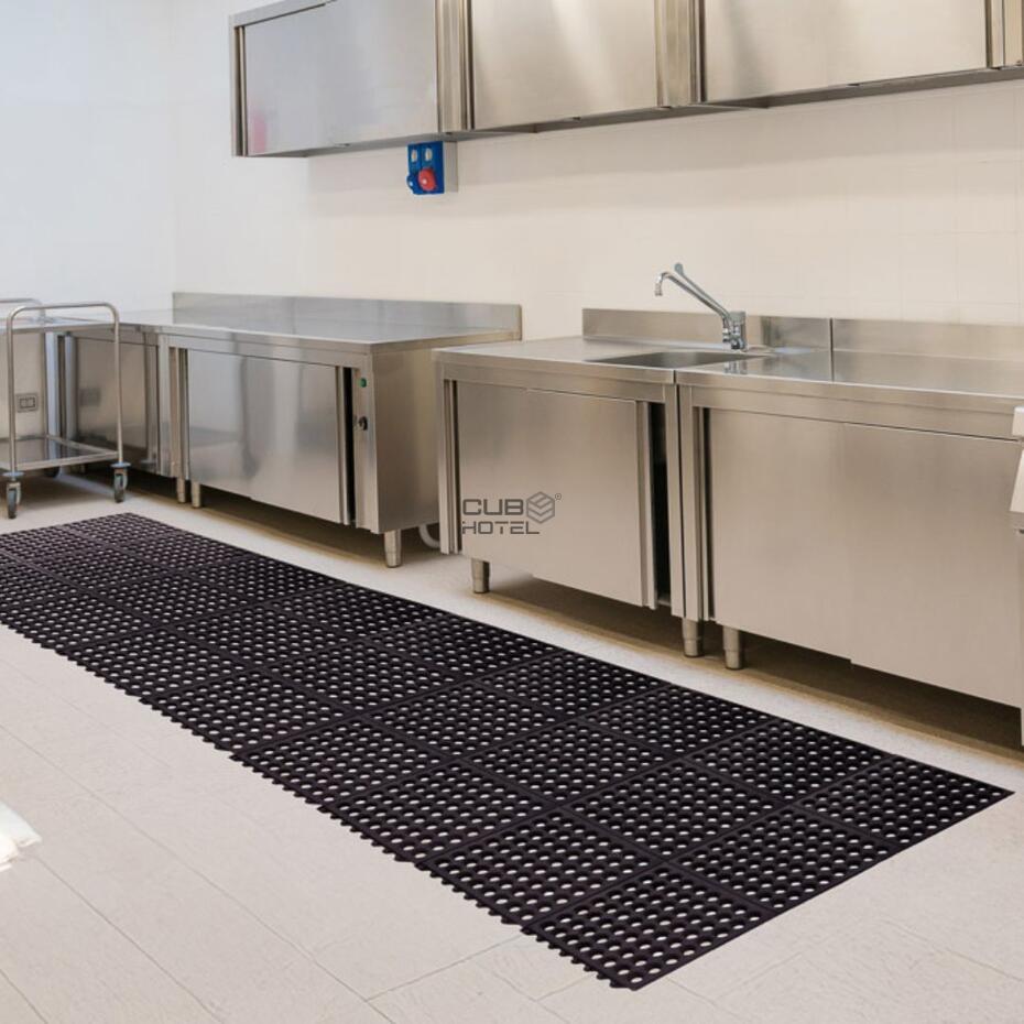 Rubber Interlocking Mat 90x90 cm Thickness 12 mm