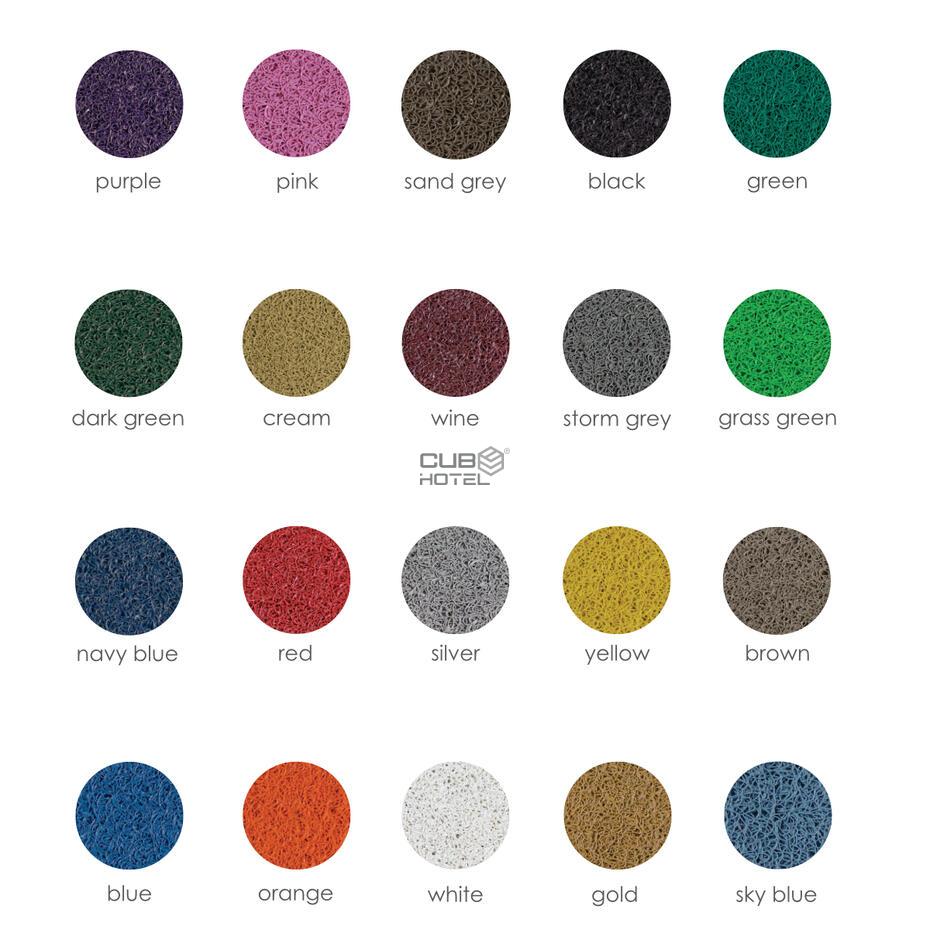 Tapete Esparguete Cores 15mm Largura 120cm |Preço m2