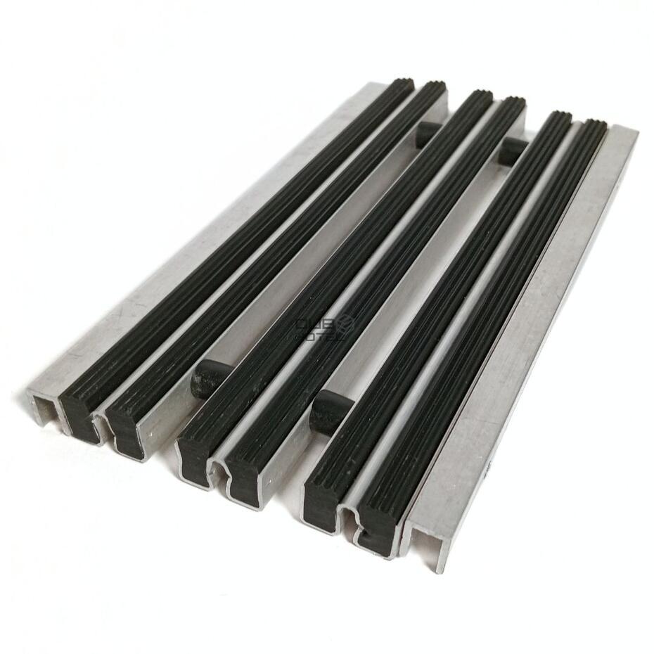 Tapete Aluminio/borracha Alt.15Mm Perfil Duplo