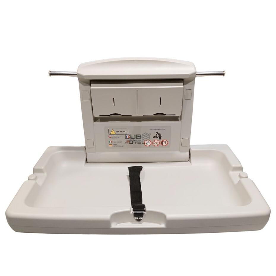 Wall-Mounted Horizontal Baby Changing Station