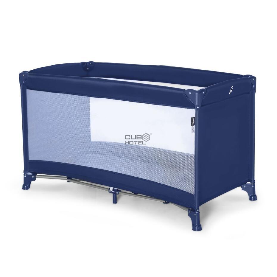 Cuna Portátil de Viaje Azul para Hotel