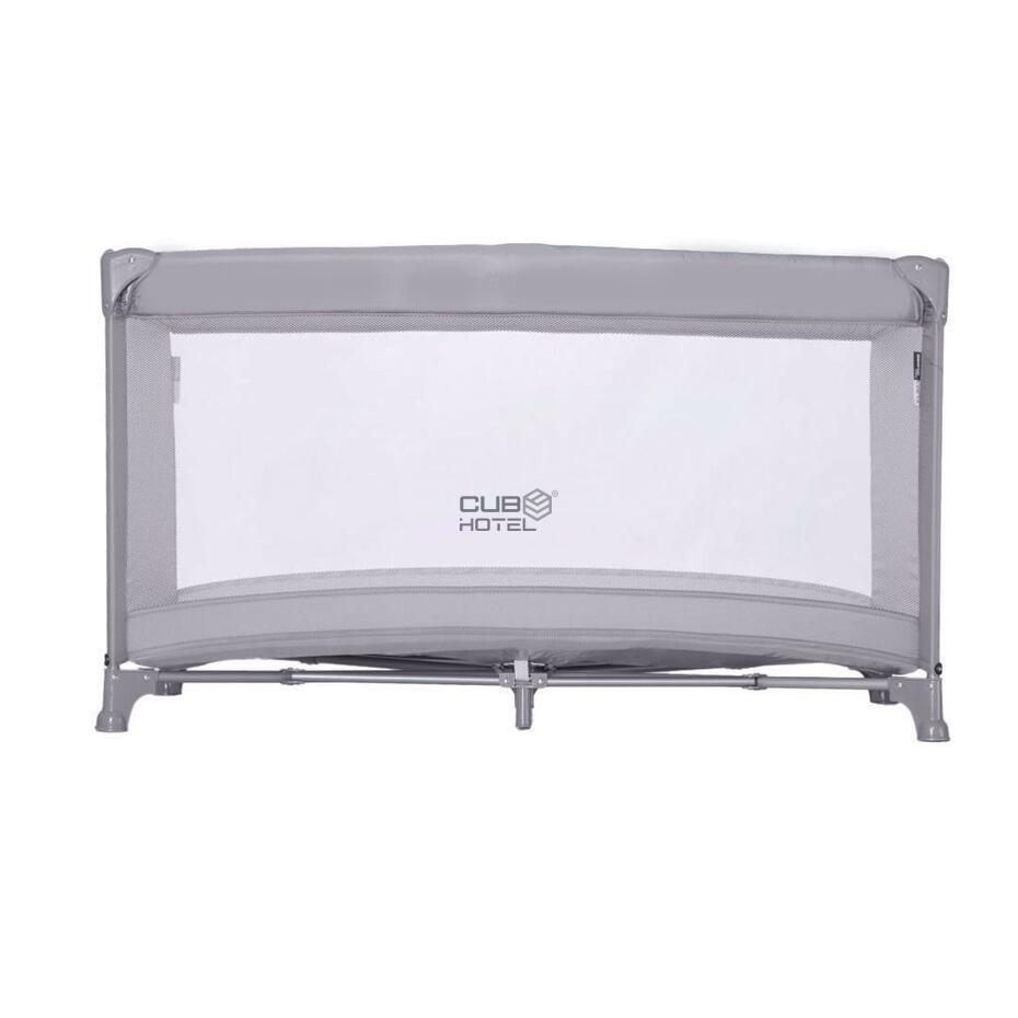 Grey Portable Travel Crib for Hotel