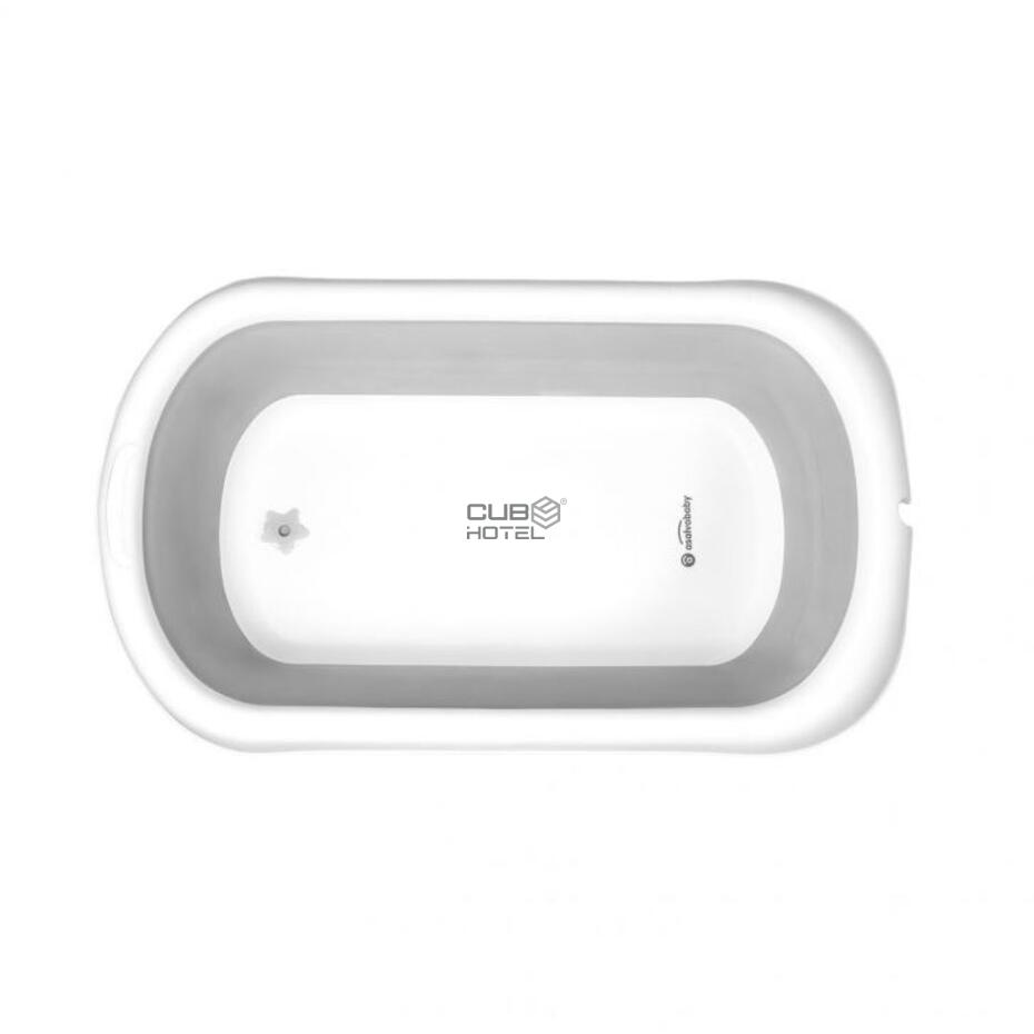 Foldable Baby Bathtub with Drainage System