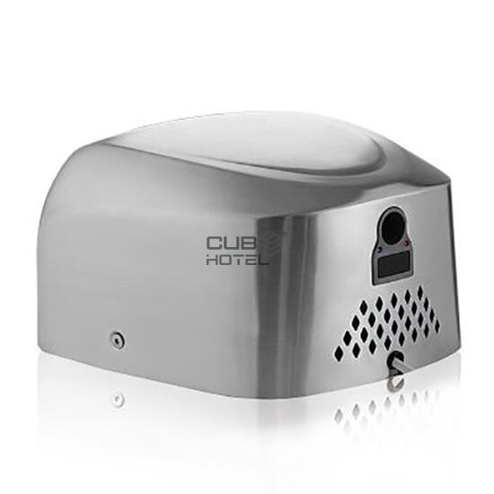 Brushed Stainless Steel Hand Dryer with HEPA Filter Low Consumption