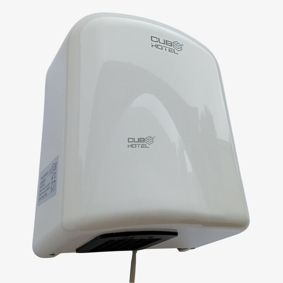 Automatic ABS White Hand Dryer for Public and Commercial Restrooms