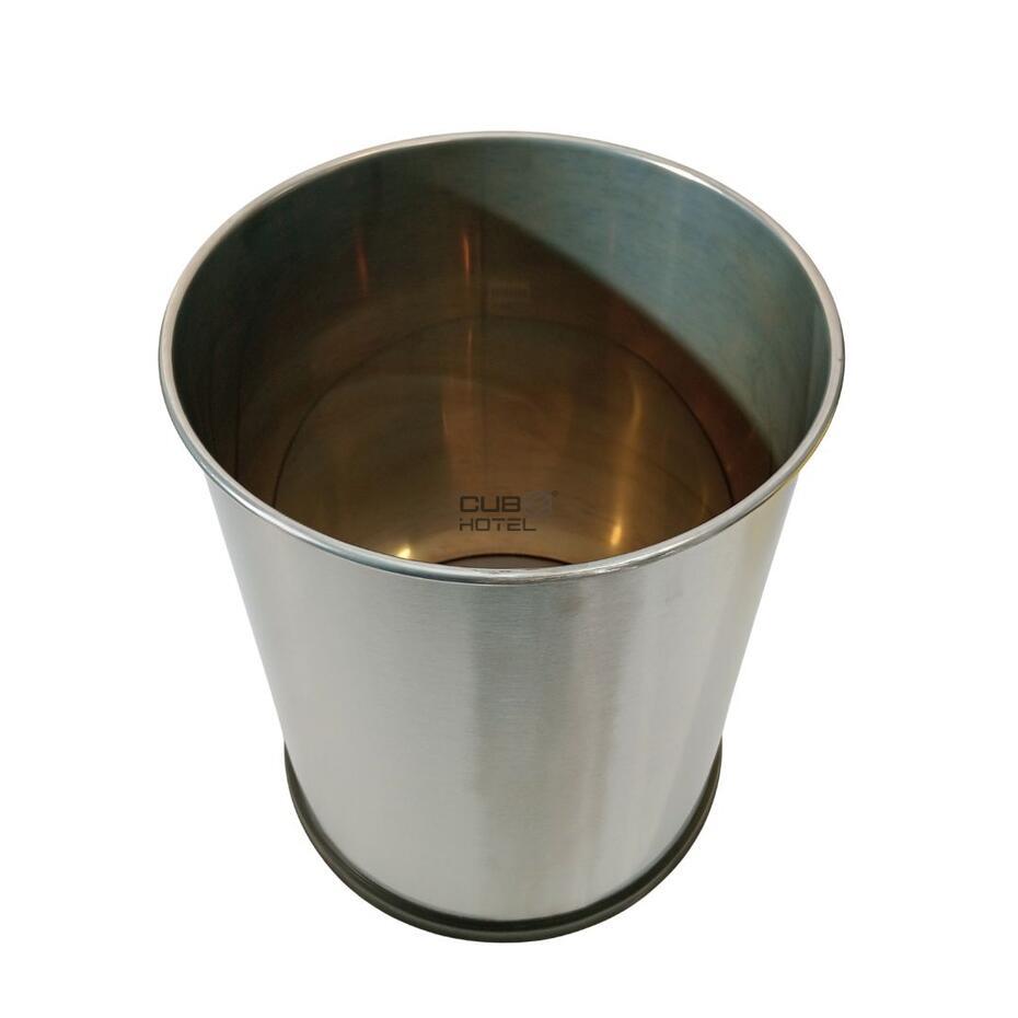  Cubo de Reciclaje de Acero Inoxidable con 3 Separadores