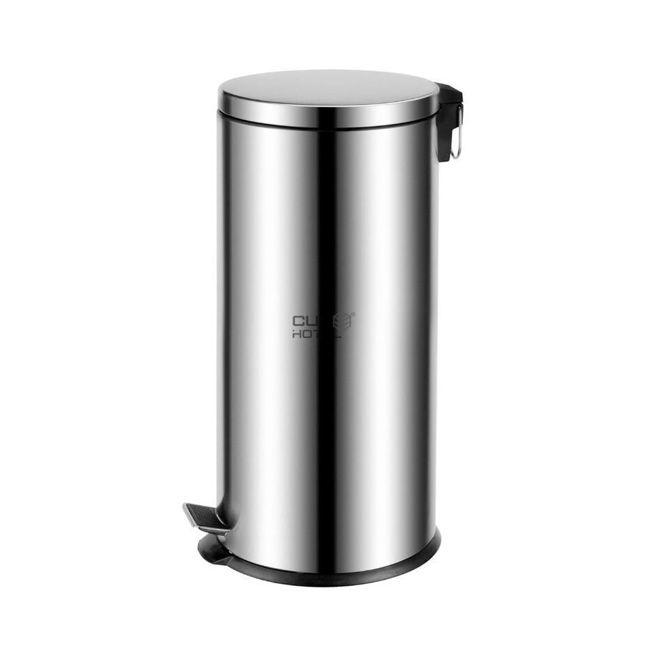 Soft Close 30 Liter Brushed Stainless Steel Bucket