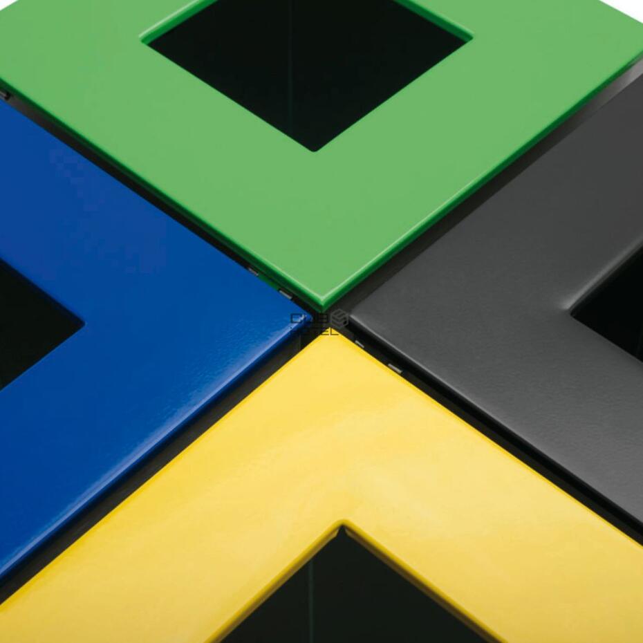 Recycling Wastepaper Individual - Satinless Stell - 4 Colors