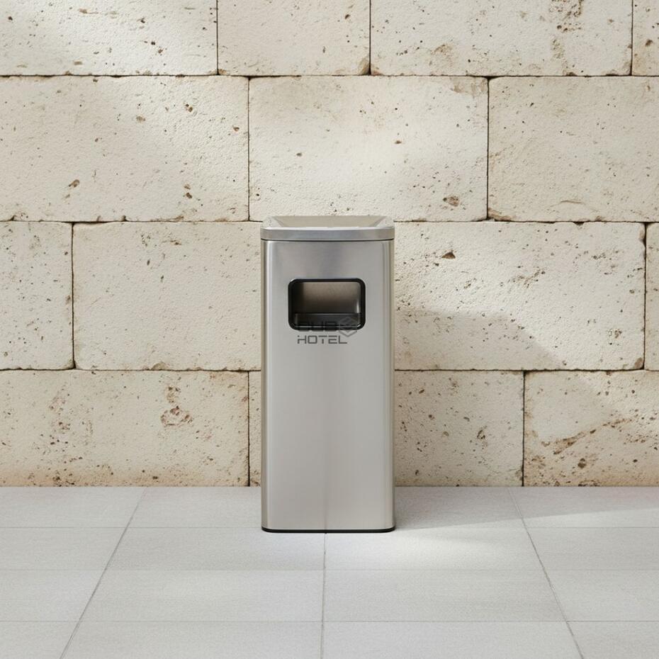 Stainless Steel Ashtray Bin 30L Fingerprint-Proof Finish