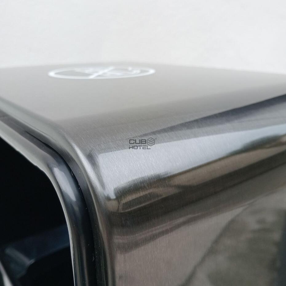 Brushed Stainless Steel Trash Bin