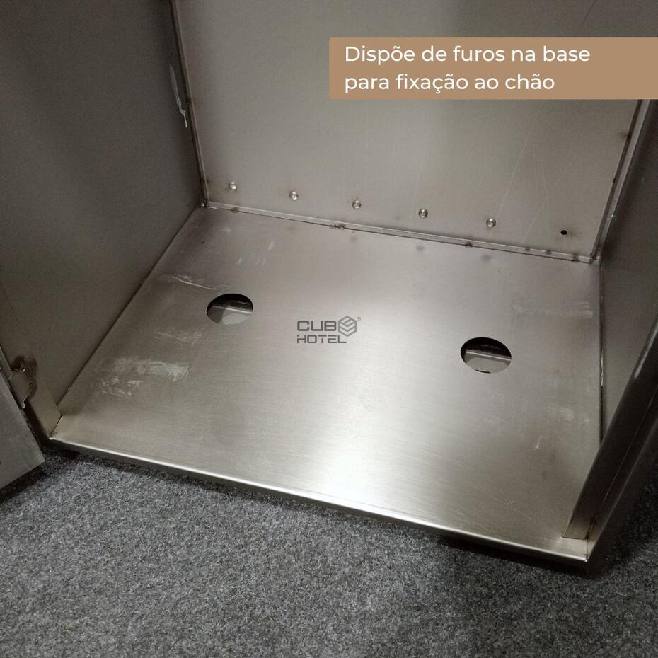 Stainless Steel Ashtray Recycling Bin with Wood Effect