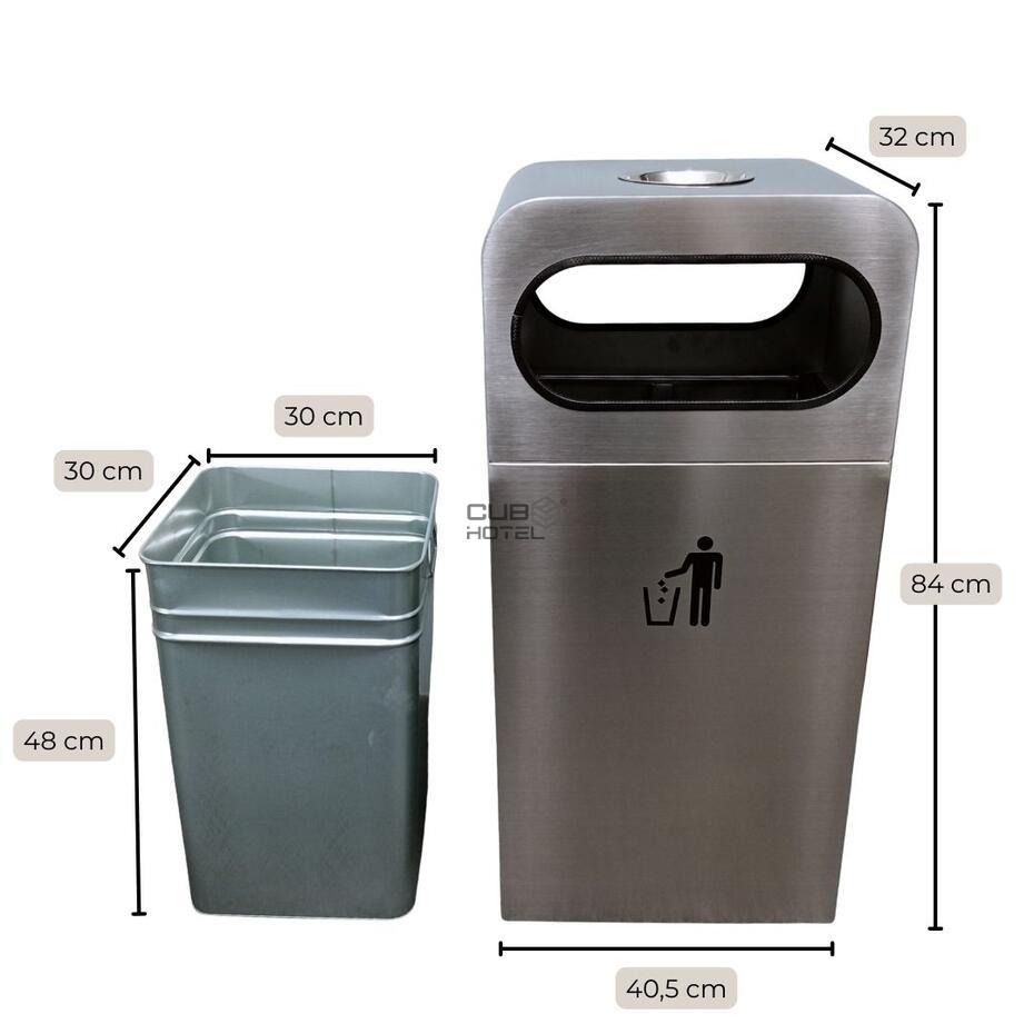 Stainless Steel Ashtray Bin