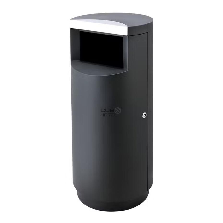 Papelera Exterior 45L Negra