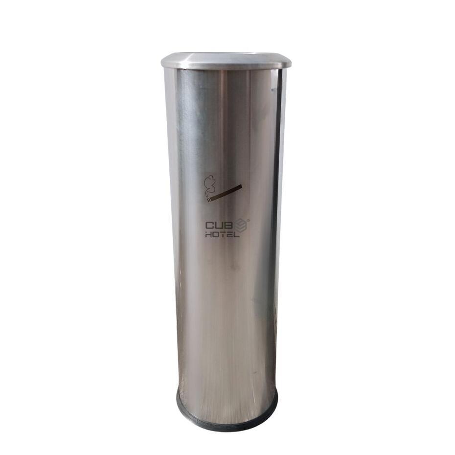 Cinzeiro de Pé Aço Inox 74 cm