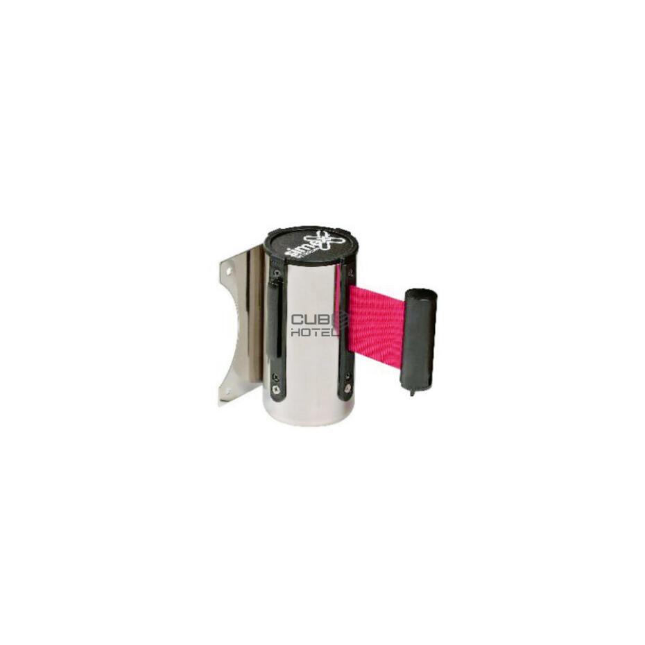 Wall row organizer with red ribbon