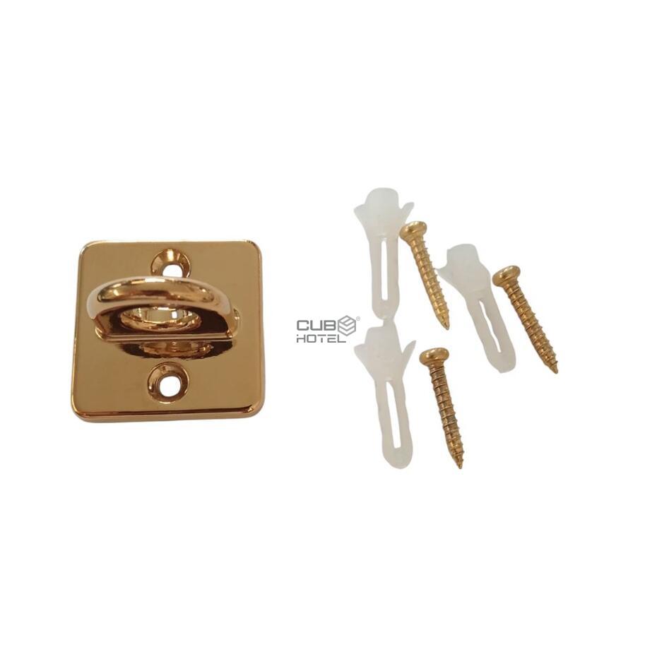 Gancho de Pared Dorado para Cordón Separador