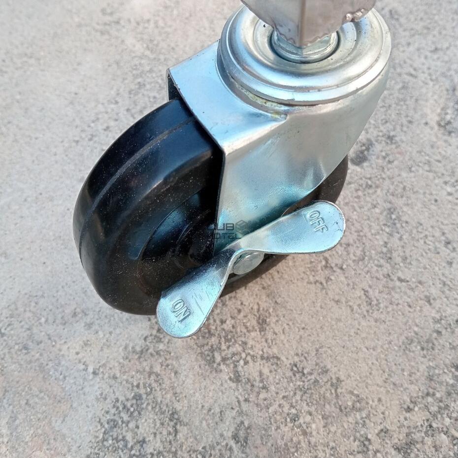Carro de Lavandaria Inox 201 Dobrável Saco Azul 210L