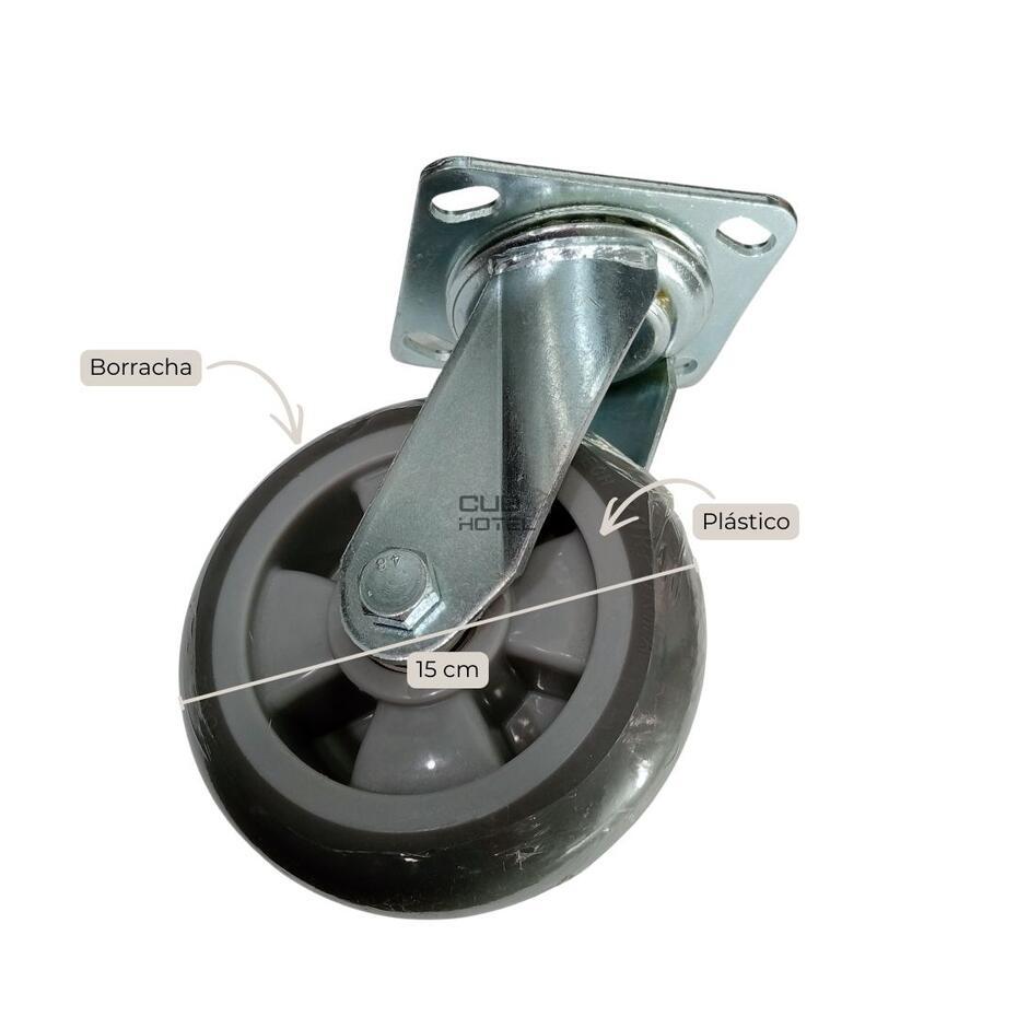 Directional Wheel for Luggage Cart 15 cm