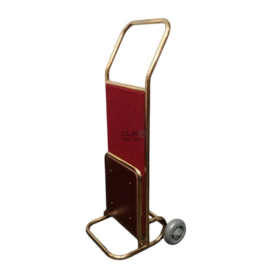 Carro Portaequipajes Plegable 2 Ruedas Alfombra Roja