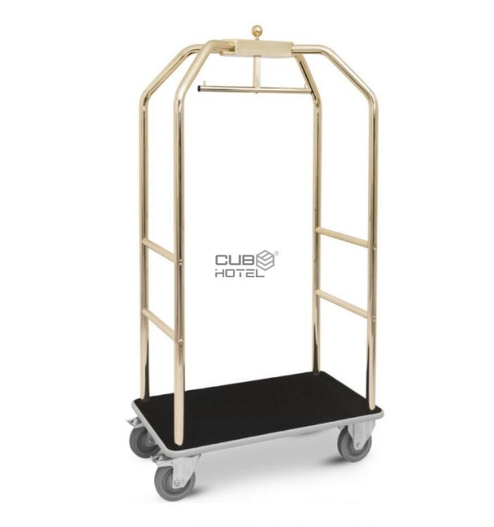 BIRDCAGE Trolley portaequipajes 79x59x189 Mat Negro