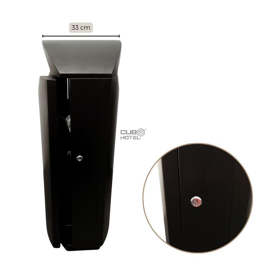 50L Coated Iron Waste Bin with Inner Container