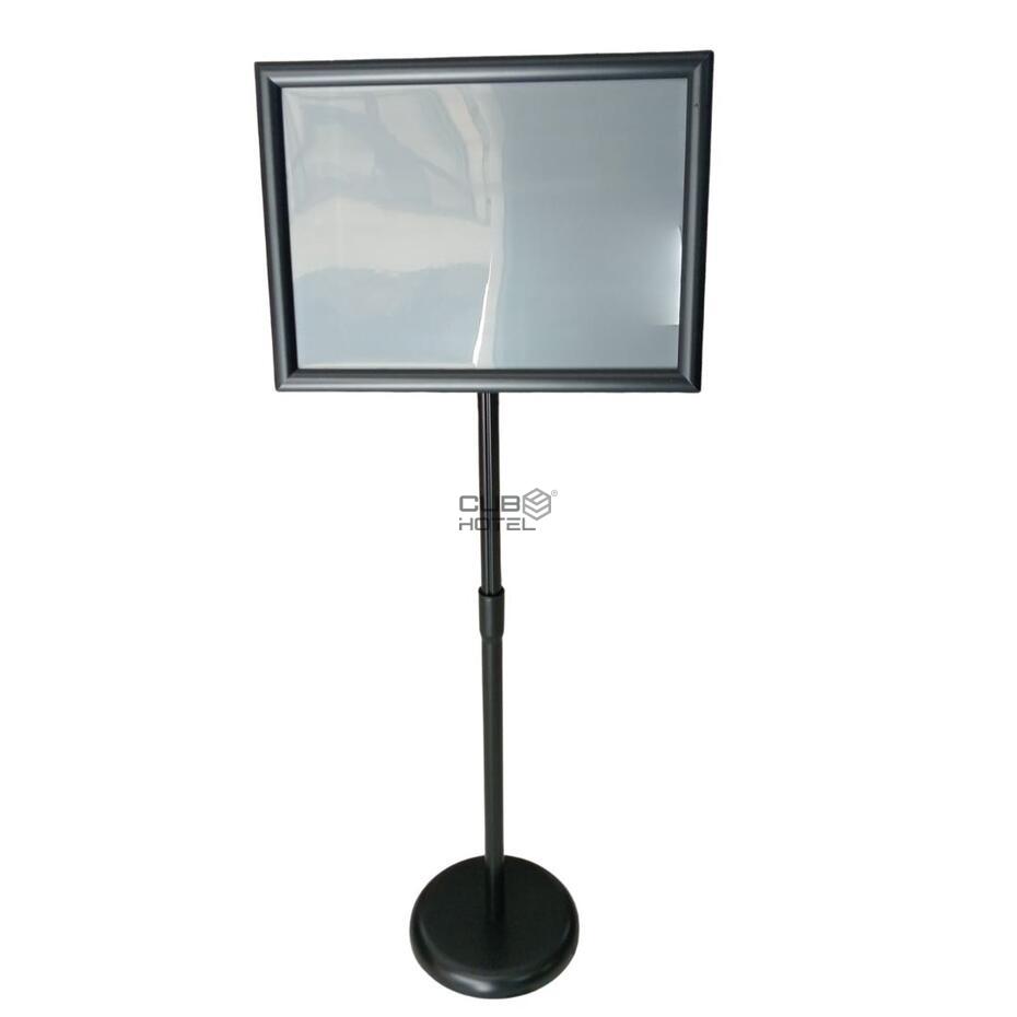 A3 Information Display Stand Matte Black