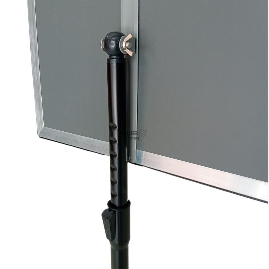 A3 Information Display Stand Matte Black