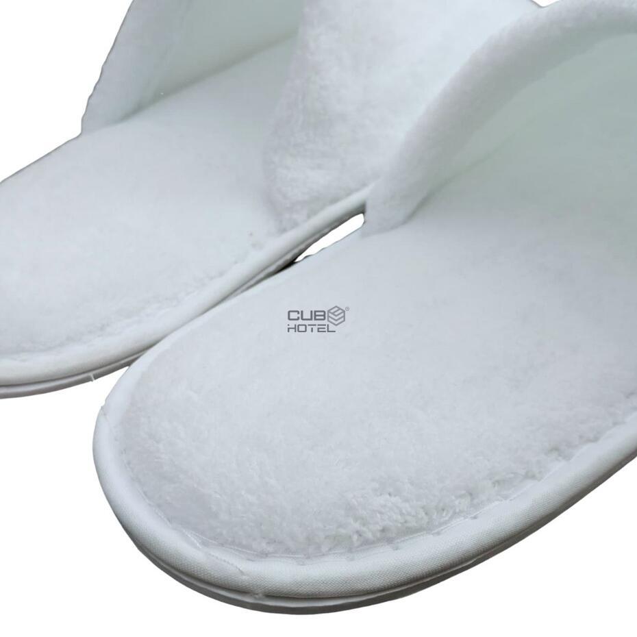  50 pares de pantuflas de hotel XL lavables y reutilizables