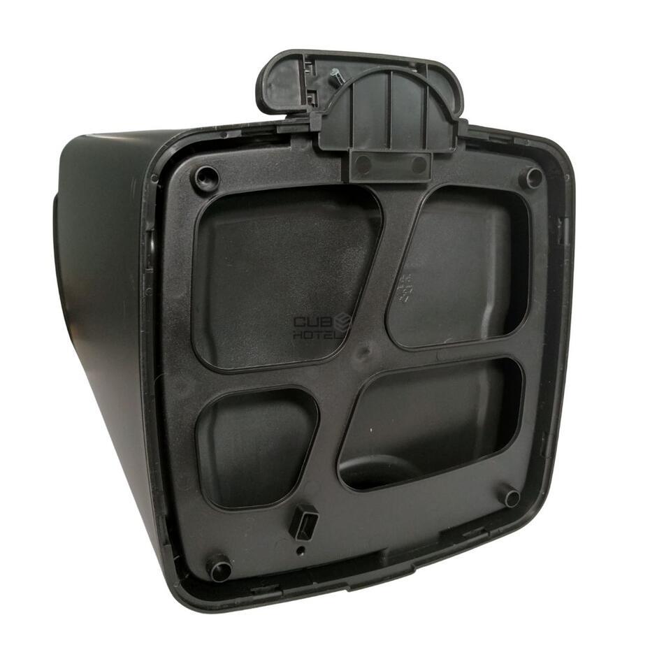 Cubo Basura Cuadrado de 30L Pedal Soft Close Acero Inoxidable Cepillado