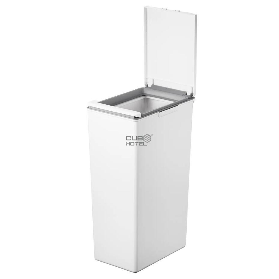 Cubo Touch 40L Blanco Conectable Morandi 