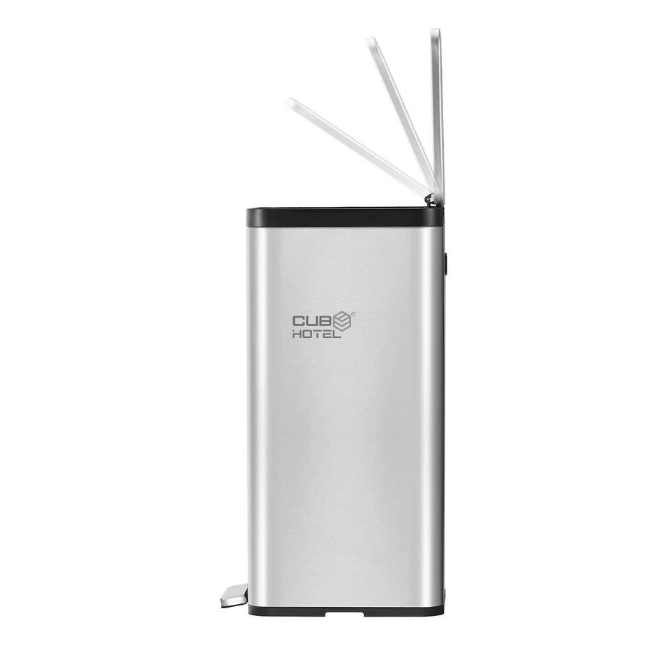 Cubo de Pedal Conectable 30L Acero Inoxidable Ecomaid 